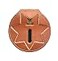 Perfect Fit Shield Wallets Arizona San Francisco Corrections 7 Point Star Tan Leather Belt Clip Badge Holder with Neck Chain Cutout 382