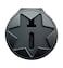 Perfect Fit Shield Wallets San Francisco and Arizona Corrections 7 Point Star Belt Clip Black Leather Badge Holder with Neck Chain