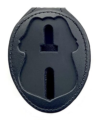 Perfect Fit Shield Wallets Tampa Police Florida TPD Clip On Badge Holder with Neck Chain CutOut PF 208