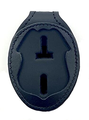 Perfect Fit Shield Wallets US Army CID Clip on Badge Holder with Neck Chain CutOut 642