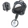 LIUGX Retractable Keychain for Airtag Holder with Belt Clip Badge Reel with 315 Wire Rope 10000 Rebound 8oz