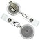 Specialist ID Bulk 25 Pack Clear Translucent Retractable ID Badge Reels with Alligator Swivel Clip Bulk Badge Holder Blanks with Swivel Clips for Nurses Teacher and Office Employees by Specialist Clea
