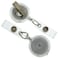 Specialist ID Bulk 25 Pack Clear Translucent Retractable ID Badge Reels with Alligator Swivel Clip Bulk Badge Holder Blanks with Swivel Clips for Nurses Teacher and Office Employees by Specialist Clea