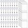 Beieverluck 100 Pack Retractable Badge Reel Clips with 100 Pack Vertical ID Card Holders Retractable Badge Holders with Clip ID Badge Clips with Name Card Holder for Nurses Office SchoolTransparent