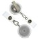 Specialist ID Bulk 25 Pack Premium Clear Translucent Retractable Badge Reels with Alligator Swivel Clip on Back by Translucent Clear