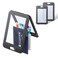 Uniclife 3 Pack ID Badge Holder with DoubleSided Windows Vertical Hard Plastic Case Black Card Protector Pouch for Office School ID Credit Cards Proximity Key Cards Drivers Licenses and Passes