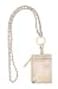 Lilly Pulitzer Lanyard with ID Holder Keychain Wallet for School or Office Gold Zipper Wallet Badge Holder with Clear Window and Card Slots Soleil It On Me
