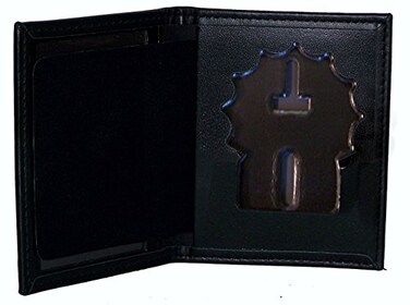 Perfect Fit Dress Leather Badge and ID Case for NY City Detective Cutout PF225