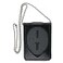 Rothco Leather Neck Identification Badge Holder Black