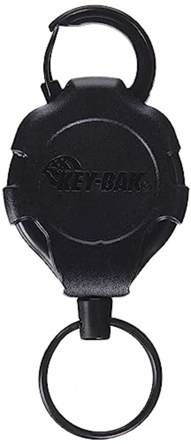 KEY-BAK KEYBAK RatchIt Retractable Ratcheting Tether with 36 Retractable Cord 15 oz Retraction Carabiner Attachment