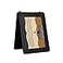 Boston Leather Leather Deluxe ID and Badge Holder Wallet Black