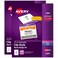 Avery Customizable Name Badge Clips 3 x 4 White 2 Packs 80 Printable Inserts and Badge Holders with Clips Total 21879
