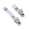 YYaaloa 30pcs Badge Holders Metal Badge Clips with Clear PVC Straps for ID Cards and Badge Holders Clear