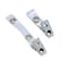 YYaaloa 30pcs Badge Holders Metal Badge Clips with Clear PVC Straps for ID Cards and Badge Holders Clear