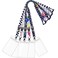 AMUU 5 Pack Adjustable Cruise Lanyards Quick Release with ID Badge Holder VerticalNeck Office Breakaway Printing Lanyardfor Women Key Kids Ship Card