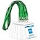 Bird Fiy Lanyard with ID Holder 50 Pcs Waterproof Name Tag Badge ID Card Holders ID Pass Holder and 50 Pcs Flat Neck Lanyards Swivel Hook Green Vertical