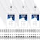 Marspark 100 Sets ID Badge Holder with Metal Badge Clips and PVC Straps Waterproof Sealed Clear Plastic Vertical Name Tag Holder for Name Tag Work Card Drive License Clips Office Car