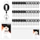 LYDTICK 100 Pcs Retractable Badge Reels ID Badge Holder Heavy Duty Badge Holder Clips Bulk ID Card Key Holders with Ring for Nurse Office Work Employee School Supplies