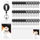 LYDTICK 100 Pcs Retractable Badge Reels ID Badge Holder Heavy Duty Badge Holder Clips Bulk ID Card Key Holders with Ring for Nurse Office Work Employee School Supplies