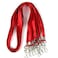 Ollain Bulk Lanyards Premium Cruise Lanyard Nylon Badge Lanyards Id Holder Perfect for Office Kids Teachers Red 100Pack