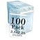 Bird Fiy Name Tag 100 Pack Badge ID Card Holders Clear Plastic Vertical Premium Badge Holder
