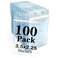 Bird Fiy Name Tag 100 Pack Badge ID Card Holders Clear Plastic Vertical Premium Badge Holder