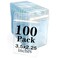 Bird Fiy Name Tag 100 Pack Badge ID Card Holders Clear Plastic Vertical Premium Badge Holder