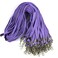 Beebel Lanyards 100 Pack Purple Lanyards with Swivel Hook Clips for ID Name Badge Holder Purple 100 Pack