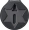 Perfect Fit Shield Wallets County of Los Angeles Sheriff SixPoint Star Belt Clip Badge Holder with Pocket and Chain Cutout PF622 Black Leather One Size