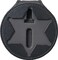 Perfect Fit Shield Wallets County of Los Angeles Sheriff SixPoint Star Belt Clip Badge Holder with Pocket and Chain Cutout PF622 Black Leather One Size