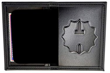 Perfect Fit Dress Leather Badge and ID Case for NY City Lieutenant Cutout PF27