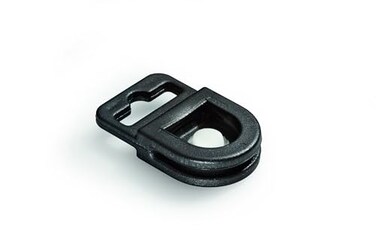 Durable Tension Fit ID Gripper Black Pack of 50 Clips