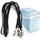 Bird Fiy Name Badge 50 Pack Lanyards with Bulldog Clip and 50 Pack Waterproof Clear Plastic Vertical Name Tag Badge ID Card HoldersBlack