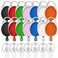 Orcielo 14 Packs Retractable Badge Holder Carabiner Badge Reel Multicolor Retractable Key Holder with Belt Clip