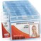 MifflinUSA Horizontal ID Name Badge Holder Clear 35x225 Inches 100 Pack Waterproof and Resealable Plastic Card Holders