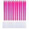 CANWELUX 12 Pack Neon Hot Pink Lanyard for ID BadgesLanyard with AntiLost ID Holders for Cruise Neon Hot Pink12Pack