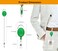 Fushing 20Pcs Retractable ID Badge Holders ID Badge Reels with Clip Retractable Badge Holders for Office Worker Doctor Nurse Green