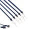 Specialist ID Bulk 25 Pack Premium Flat Breakaway Lanyards for ID Badges Badge Holders 38 Wide Woven Safety Lanyard with Metal Swivel Hook for Teachers Students Cruise Office Navy Blue