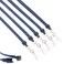 Specialist ID Bulk 25 Pack Premium Flat Breakaway Lanyards for ID Badges Badge Holders 38 Wide Woven Safety Lanyard with Metal Swivel Hook for Teachers Students Cruise Office Navy Blue