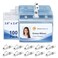 ZHEGUI 100 Pack Horizontal ID Badge Holder with Clip Waterproof PVC Transparent Name Tag Holder with Sealed Zipper Plastic ID Card Holders for Offices Schools Conferences Trade Shows and Events