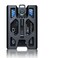 GOVO Aluminum Badge HolderWalletDurable ID Card Holder with Metal Clip and 4 Cards Slot Black