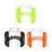 vipolish 3 Pack Clear Arm Badge Holders Armband ID Card Holder with Adjustable Elastic Strap MultiPurpose ID Badge Holder for for Work Gym Running Outdoor Sports Green Black Orange