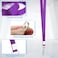 Maileto 50 Pack Bulk Lanyard for ID Badge Holder Durable Flat Lanyard with Swivel Hook and Badge Clip Purple