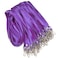 Maileto 50 Pack Bulk Lanyard for ID Badge Holder Durable Flat Lanyard with Swivel Hook and Badge Clip Purple