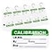 DOSTATNI 300 Pack 05 x 1 Self Laminating Calibration Labels with O Ring Stickers for NIST ISO9000 Calibrations Inventory Quality Control Organization