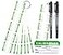DLUGOPIS 100 Pack 175063 Self Laminating Calibration Labels with Marker Pen O Ring Stickers for NIST ISO9000 Calibrations Inventory Quality Control Organization