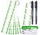 DLUGOPIS 100 Pack 175063 Self Laminating Calibration Labels with Marker Pen O Ring Stickers for NIST ISO9000 Calibrations Inventory Quality Control Organization