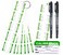 DLUGOPIS 100 Pack 175063 Self Laminating Calibration Labels with Marker Pen O Ring Stickers for NIST ISO9000 Calibrations Inventory Quality Control Organization