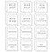 TESWEY 24 PCS White Waterproof Labels for Bottles Shampoo and Conditioner Dispenser Label Stickers Bathroom Hand Soap Label StickersRemovable Cleaning Labels for GlassPlastic Spray Bottle
