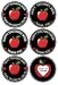 Poskornwel 2 inch 150 PCS Black Thank You Teacher Stickers for Students